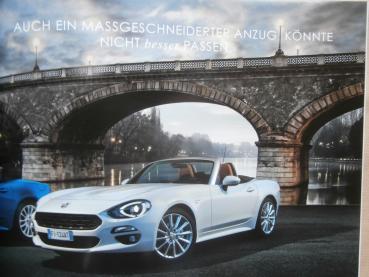 Fiat 124 spider (SE139) +Mopar Zubehör Prospekt November 2016 NEU