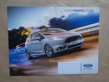 Ford Fiesta ST200 Prospekt April 2016