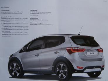 Hyundai ix20 Zubehör Katalog Juni 2018