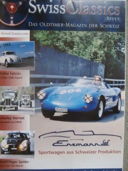 Swiss Classics Revue Nr.1 März 2004 Enzmann 506,Wolseley Hornet, Abarth Spider, VW Käfer 1200 Export