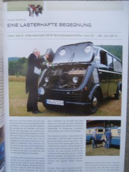 Auto Union Veteranen Club-Nachrichten 10/2014 Auto Union 1000 S,DKW Schnellaster