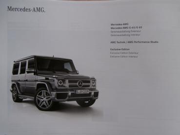 Mercedes Benz G-Klasse BR463 +G350d Professional +4x4 +AMG G63/G65 +designo manufaktur 5/2017