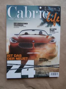 Cabrio Life 3/2017 BMW Z4 J29,Maserati Gran Cabrio,Mc Laren 570S Spider,E400 4Matic Cabriolet,MX-5 RF,