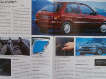 Ford Fiesta Champ 1.1i 1.3i +Katalysator Katalog Januar 1993