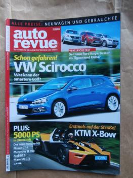 auto revue 7/2008 KTM X-Bow,VW Scirocco,911 (997) Carrera,Jaguar XKR-S,Maserati GTS,Nissan GT-R,Lancia Delta,