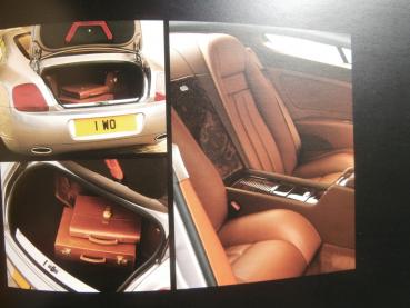 Bentley Continental GT Prospekt Deutsch in Schuber +Mulliner 2006 +Colour & Trim Guide