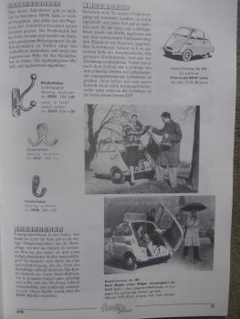 Isetta Journal 4/1996 Mitglieder Zeitschrift Ostertreffen 1997, BMW 600 Test,Isetta Sonderzubehör