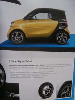 smart fortwo Prime  +Passion +Brabus Zubehör Katalog September 2017