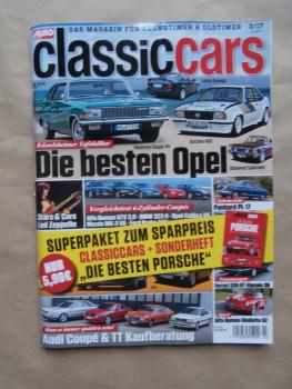 Auto Zeitung classiccars 3/2017 Diplomat Coupé V8 vs. Lotus Omega vs. Ascona 400,Diplomat Cabrio,