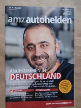 amz autohelden 3/2017 BMW 325d GT,Peter Neururer,Lina van de Mars Kolumne,Oldtimer