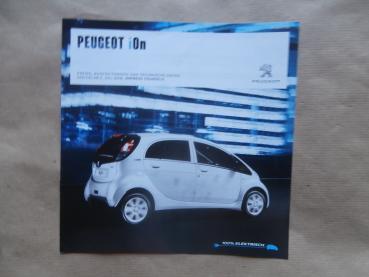 Peugeot iOn Modell 2018 Preisliste Juli