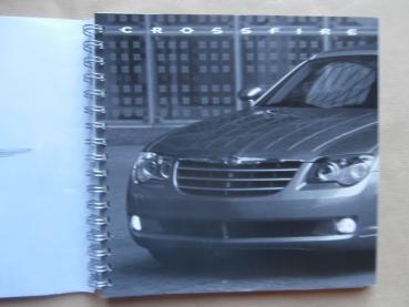 Chrysler Crossfire 3.2l V6 Pressemappe Englisch +CD 2004 Ringbuch