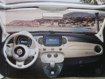 Fiat 500 +500C Dolcevita 51kw 63kw Prospekt Juli 2019