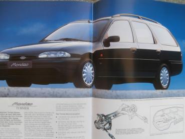 Ford Mondeo +Turnier 1.6i 1.8i 2.0i 1.8 Turbodiesel CLX GLX 4x4 Ghia Katalog Januar 1993