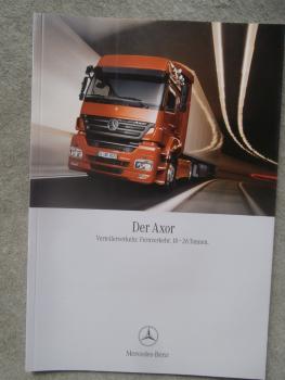 Mercedes Benz Axor Verteilverkehr Fernverkehr 18-26 Tonnen Katalog 8/2006