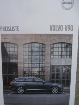 Volvo V90 T4 T5 T6 AWD T8 Twin Engine AWD D3 D4 D5 +AWD+Cross Country +Ocean Race +R-Design Preisliste 3/2018