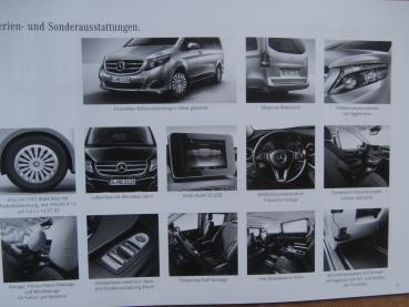 Mercedes Benz V-Klasse 200d 220d 250d +Edition September 2015 NEU
