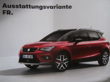 Seat Arona +FR +Felgen +Zubehör Prospekt Januar 2018 +Preisliste