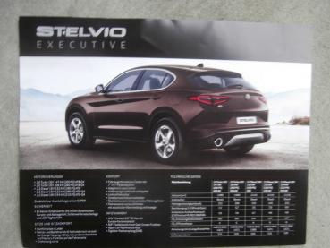 Alfa Romeo Stelvio Business Executive 2.0Turbo 16V 147kw 206kw 2.2 Diesel 132kw 154kw Prospektblatt
