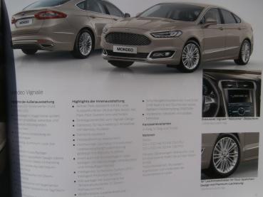 Ford Mondeo +Hybrid +Business Edition +ST-Line +Vignale Katalog 9/2018