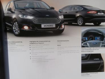 Ford Mondeo +Hybrid +Business Edition +ST-Line +Vignale Katalog 9/2018