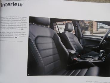 VW Golf VII GTI,GTD +Variant Typ AU Prospekt Januar 2019