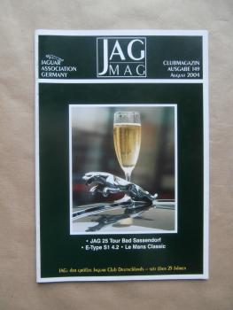 JAG Mag Clubmagazin 8/2004 E-Type S1 4.2, Le Mans Classic