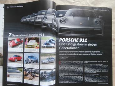 Automobil Produktion Der neue Porsche 911 (992) Sonderheft Technik +Chronik +Fertigung