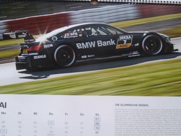 BMW Bank DTM Kalender 2016 Bruno Spengler M4 F82 M1 E26 M3 E30 Z4 GT3 NEU