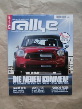 rallye magazin 3/4 2011 Mini World Rallye Cars,Lancia ECV1,Replika Aufbau Audi S1,
