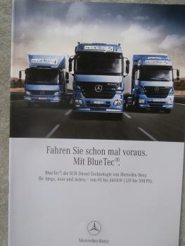 Mercedes Benz Atego,Axor und Actros BlueTEC SCR-Diesel Technologie Katalog August 2006