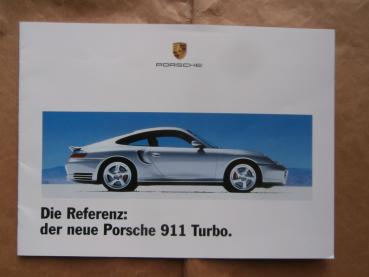 Porsche 911 Turbo (996) Die Referenz Vorstellung Prospekt Rarität