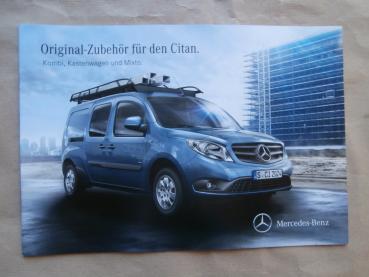 Mercedes Benz Citan W415 Original Zubehör Prospekt August 2013 NEU