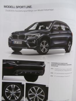 BMW X1 F48 sDrive18i 20i xDrive20i 25i sDrive18d xDrive18d 20d 25d März 2018