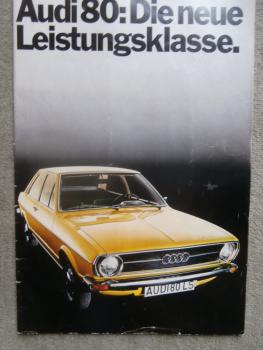 Audi 80 (B1) L S LS GL Prospekt August 1972