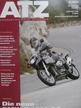 ATZ 5/2004 BMW R 1200GS,Jaguar X-Type Estate,Mercedes Benz C-Klasse BR204,