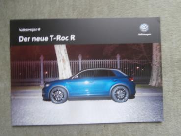 VW T-Roc R (Typ A1) Prospekt 221kw August 2019
