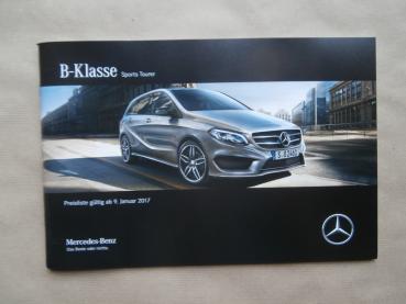 Mercedes Benz B-Klasse Sports Tourer 160d 180d +BlueEFFICIENCY Edition,B200d B220d,B160,B180 B200 B220 B250 B200c