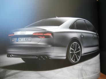 Audi S8 plus (D4) Buch Prospekt September 2015 NEU