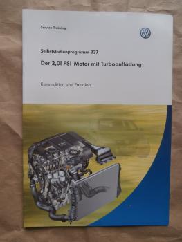VW SSP 337 2,0l FSI Motor mit Turboaufladung Konstruktion & Funktion 12/2004
