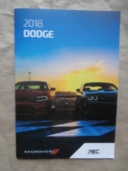 Dodge 2018 Charger SRT 392 +Hellcat,Challenger SRT +Hellcat Katalog Deutsch