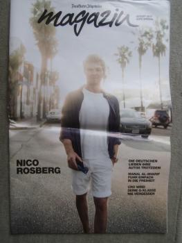FAZ magazin Auto Spezial August 2017 Nico Rosberg,Erfolgsmodell SUV,Theorie des Cabrios