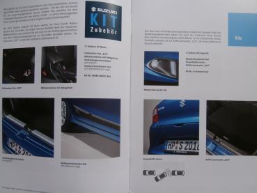 Suzuki Baleno Zubehör Prospekt +Preisliste April 2016
