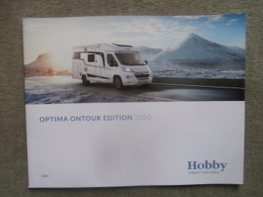 Hobby Van Optima onTour Edition 2020 V65GE GF GQ Prospekt +Preisliste