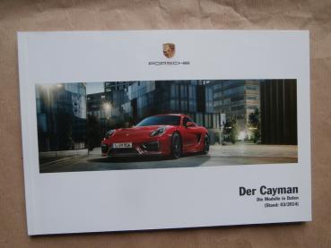 Porsche Cayman +S +GTS Preisliste März 2014 NEU