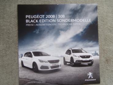 Peugeot 2008 308 Black Edition PureTech 110 EAT6 130 BlueHDI 120 EAT6 April 2019