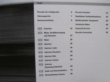 Porsche Cayman +S +GTS Preisliste März 2014 NEU