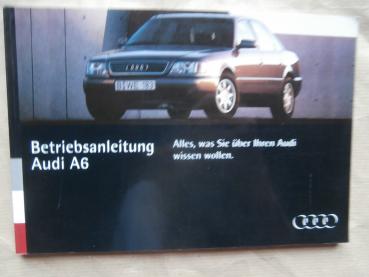 Audi A6 Betriebsanleitung Limousine 1994 NEU