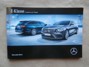Mercedes Benz E-Klasse Limousine & T-Modell BR213 +All-Terrain E200d-E350d,E200-E400 4Matic,E43 AMG E63 +S,E350e