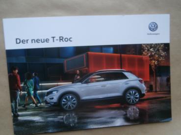 VW T-Roc +R-Line Prospekt Dezember 2017